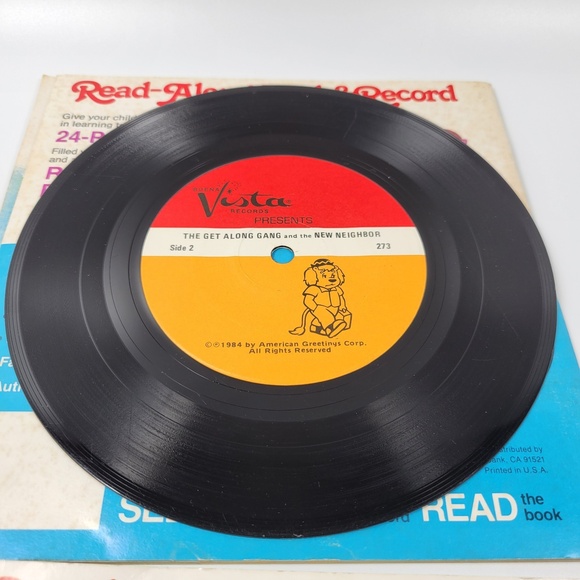 The Get Along Gang New Neighbor Big Bully Read Along Book & Vinyl Record‎ - Picture 3 of 9